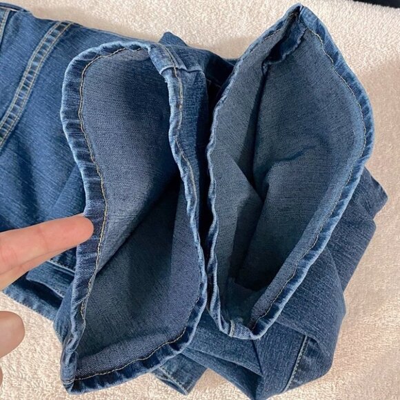 Vintage Mavi Med Wash Bootcut Jeans Hipster Pant Y2k Low Rise Jeans 32 - Picture 8 of 12